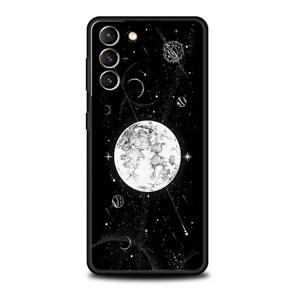 Planet and starry sky art Etui na telefon do Samsung Galaxy S24 S23 S22 S20 Ultra S21 FE 5G S10 S9 Plus S10E S8 Miękki silikonowy pokrowiec — zdjęcie 7