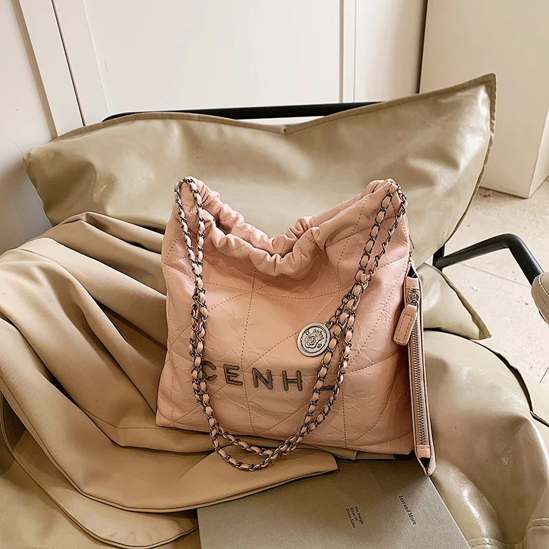 حقيبة كروس كلاسيكية فاخرة عبر الجسم من الجلد الفاخر مع تصميم حروف باريس ومحفظة نسائية عصرية بسيطة