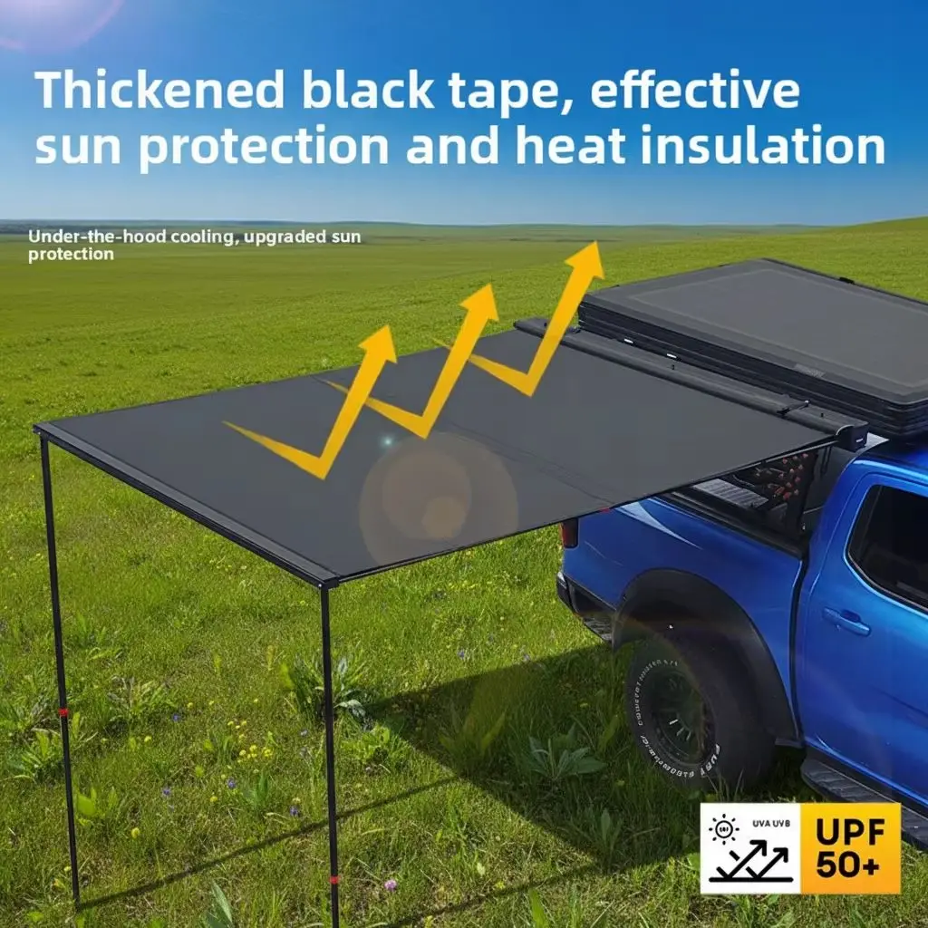 SA-01 Single Layer Side Awning Four-season Shelter Tent 4 Person 5m Cars Compatible Outdoor Equipment In Stock