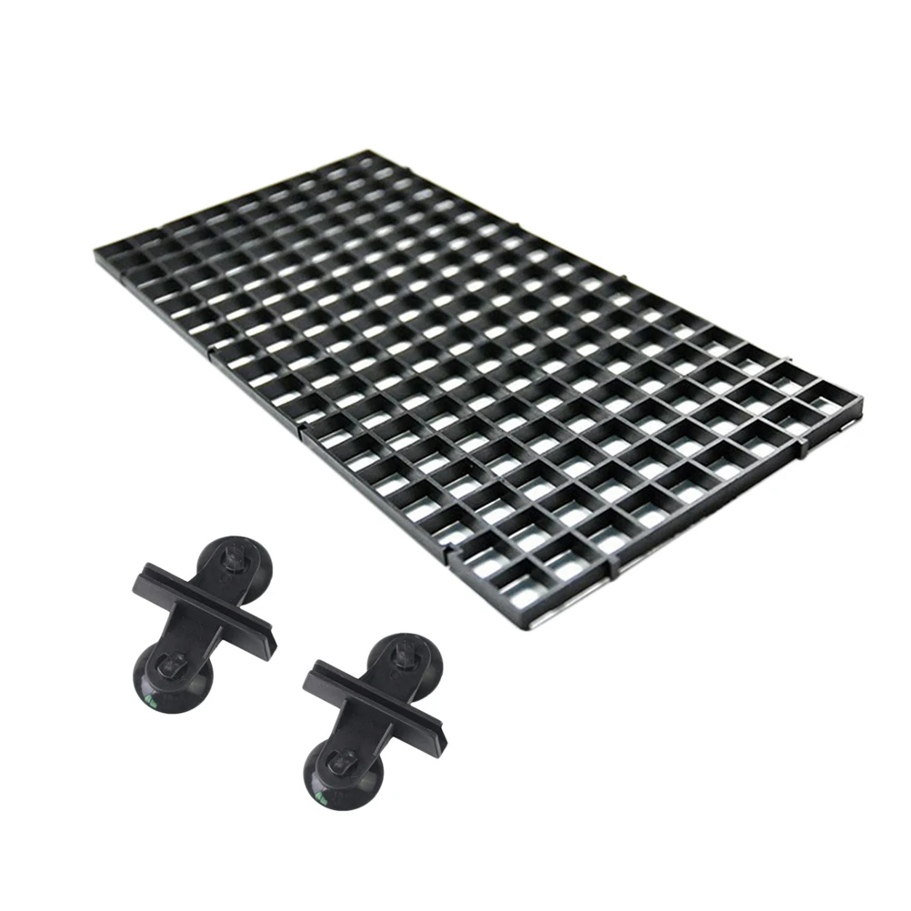 Placa de filtro para pecera, tablero de segregación para red de acuario, colador inferior, Material de PC, supervivencia segura para peces juveniles, 4 Uds.