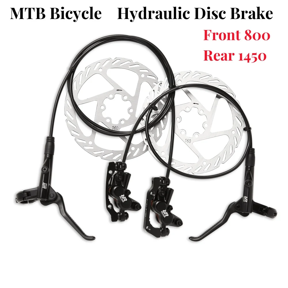 MTB Bicycle Brake Hydraulic Disc Brake 800/1450mm 2-piston 4-piston Mountain Bike Brake parts Accessories