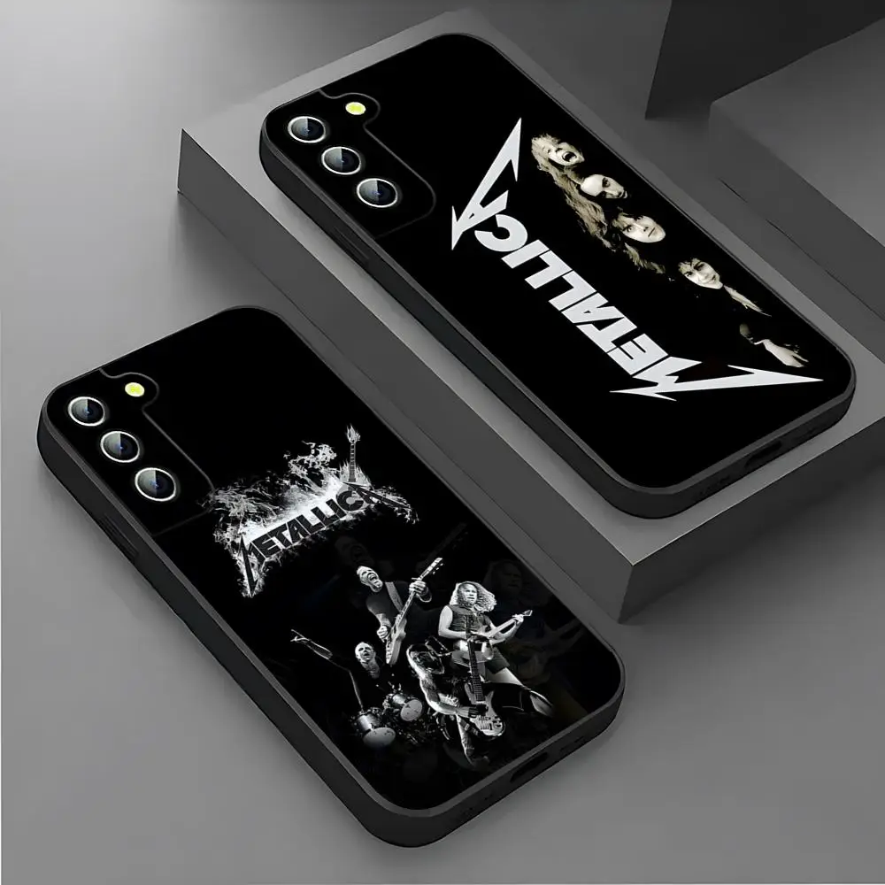 Heavy metal band M-Metallicas Phone Case for Samsung S26 S25 Ultra S24 S22 S23 S20 Fe S21 A17 A37 A57 A54 A34 A16 A53 Back Cover