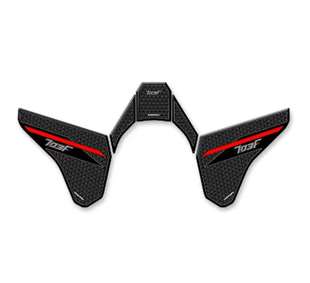 For Zontes 703F ZT 703F Motorcycle Side Sticker Fuel Tank Decal Protector Traction Pad Cover Decoration Sets Anti-slip