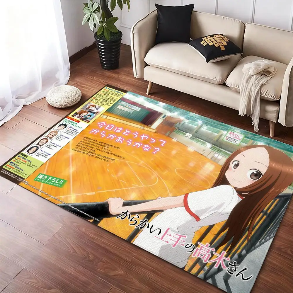 

Takagi T-Teasing MasterS cute Floor Mat Soft Thickened Non-Slip Door Mat for Living Room Home Decor Flannel Rugs
