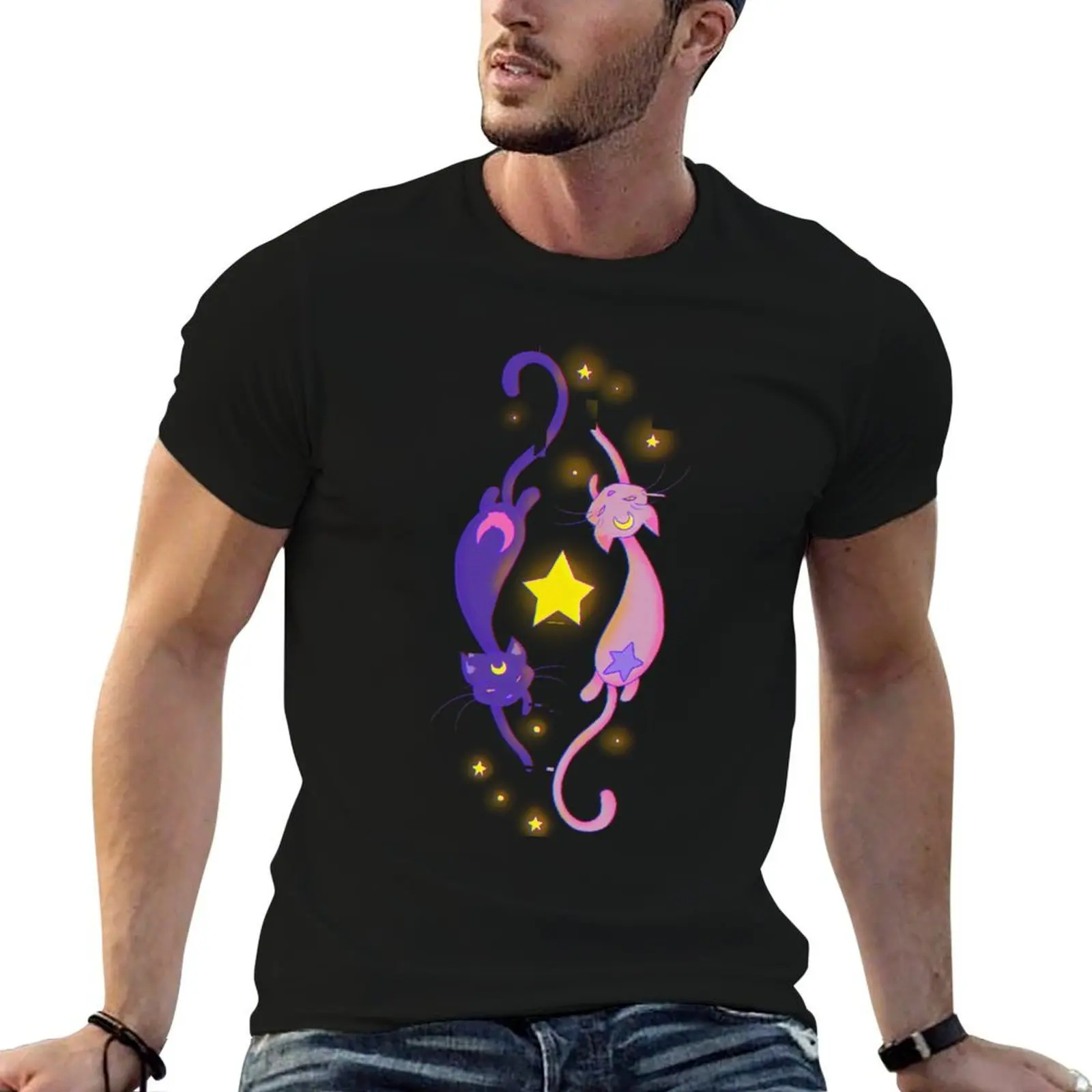 Ying & Yang T-Shirt luxury designer anime t shirts t shirt men 100℅ cotton