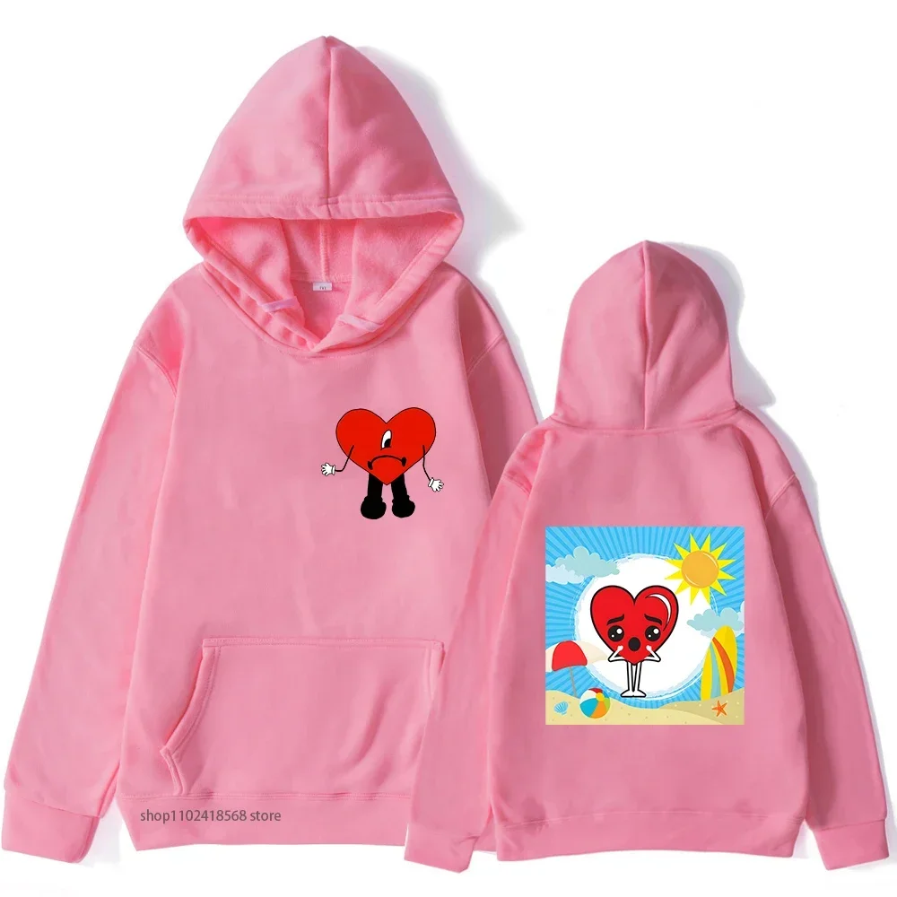 سيئة الأرنب هوديس UN VERANO SIN TI الرسومات بلوزات للجنسين الهيب هوب الشارع القمم ألبوم الموسيقى طباعة الملابس ربيع الخريف بلايز