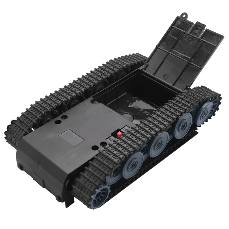 Smart Robot Tank Chassis Kit para Crianças, RC Tank, Rubber Track, Crawler para Arduino, DIY Robot Toys