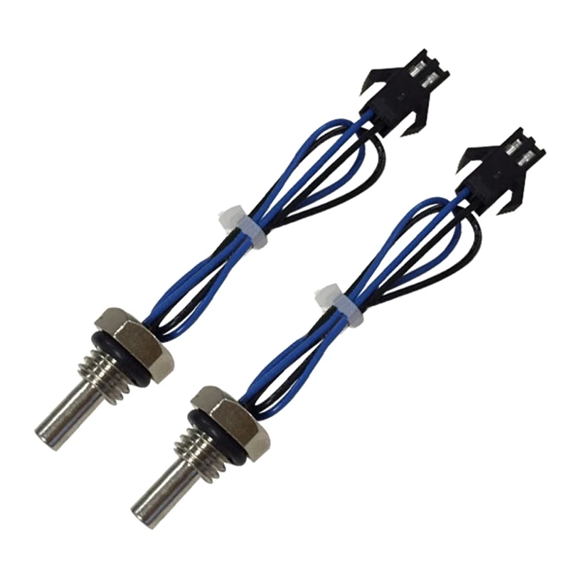 NTC Temperature Sensor Probe Temperature Controller Sensor -40~150°C M8 Screw Thread Resistance 50K, Easy to Install Dropshippin