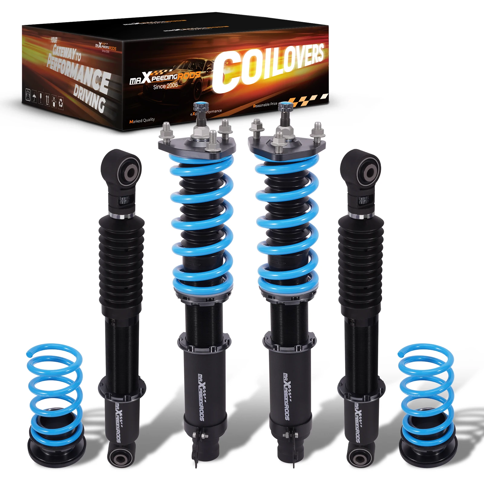 

Комплект подвески MaXpeedingrods T6 Coilover с 24-позиционной регулировкой амортизаторов для Mazda 6 (GH) 2009-13