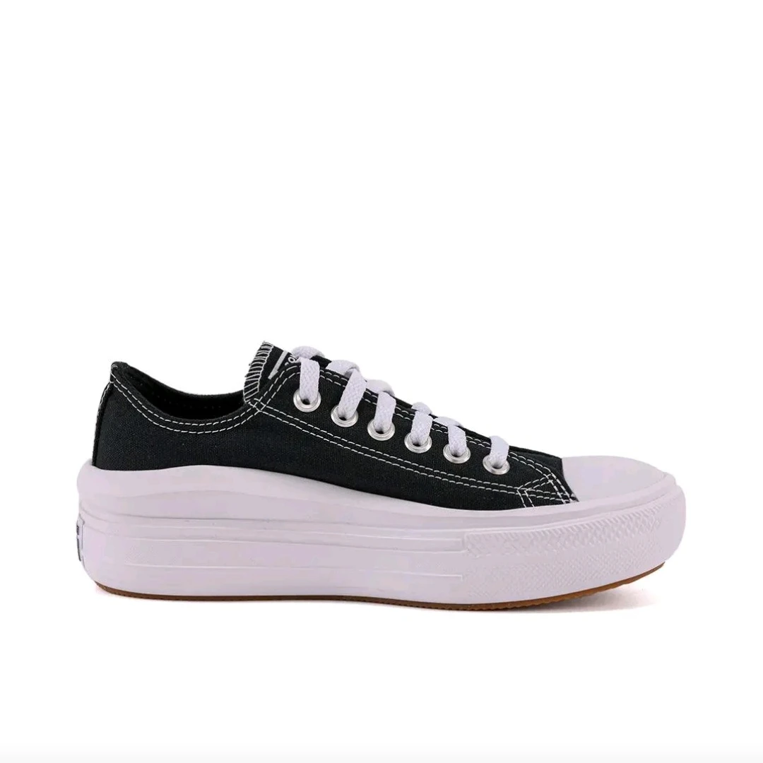 

Converse All Star Move Women's Skateboarding Shoes, Non Slip, Shock-absorbing, Platform Sneakers, Black