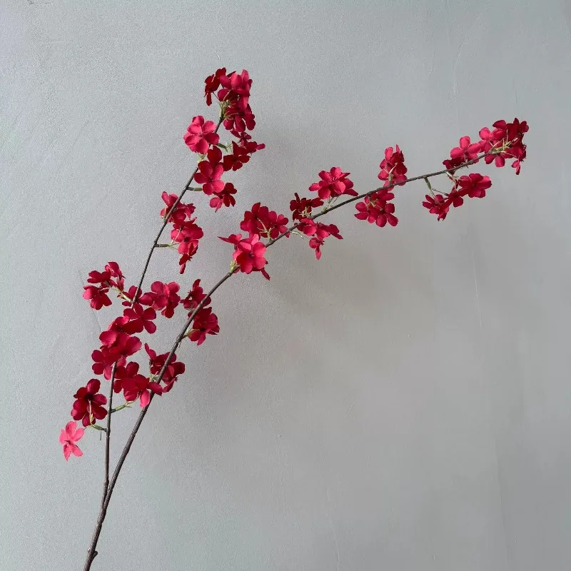 Wunderschöne Künstliche Kirschblütenzweige aus Seide, 114cm, Künstliche Birnenblüten für Wohnzimmer, Party und Hochzeitsdekoration – Detail 4