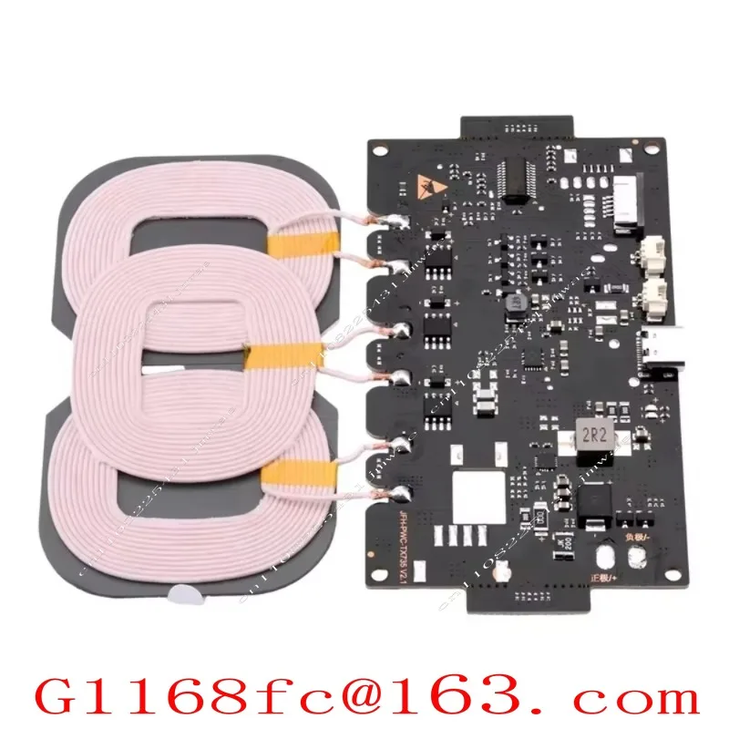 Cle High-Power 20W Wireless Charging Module Type-C 12V Fast Charging Input 9-32V Car Outdoor Power Supply Kit