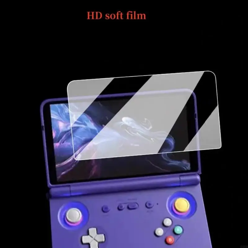 E0BB Gaming Device Protective Film Stoßdämpfer reduzieren die Blicke für Retroid -Taschenflip 2