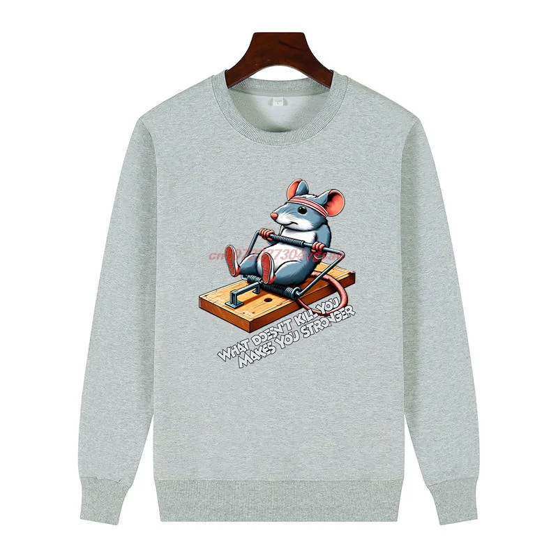 Funny Mouse Printed Sweater Wh - огляд і ціна Winter Clothes Shop