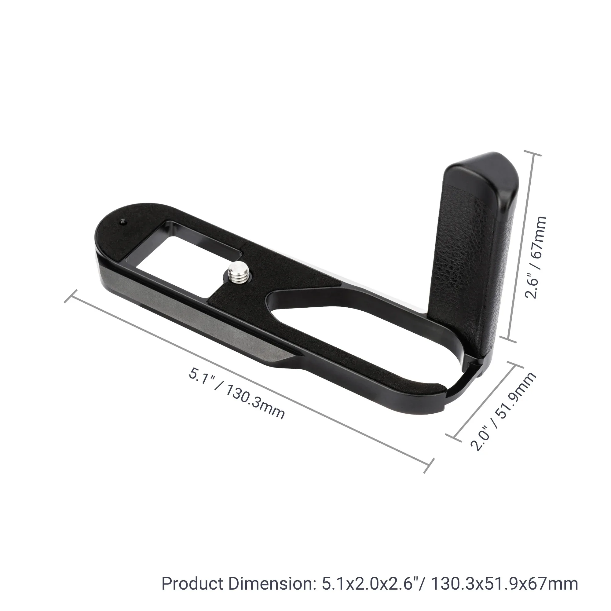 JJC Metal Camera Hand Grip L Bracket Holder for Leica Q3 Accessories Camera With a 1/4
