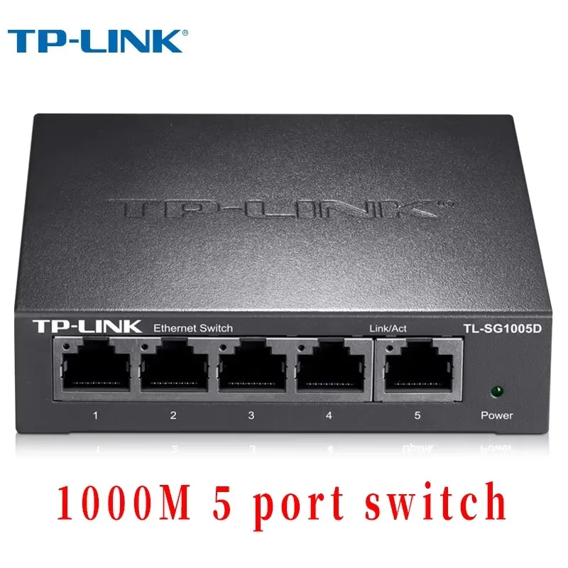 

TP-LINK гигабитный сетевой коммутатор 1000 Мбит/с, коммутатор Ethernet с 5 портами, RJ45 LAN хаб, настольный быстродействующий коммутатор f