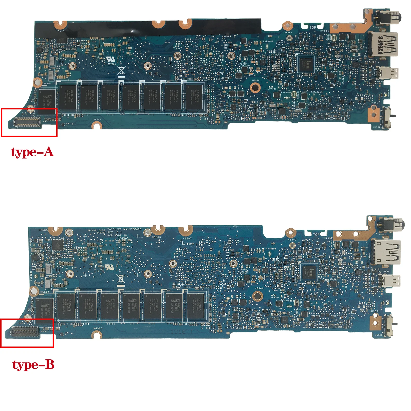 KEFU Notebook TAICHI21 Mainboard For ASUS TAICHI 21 Laptop Motherboard Maintherboard With I3-3217U I5-3317U I7-3537 CPU 4GB/RAM