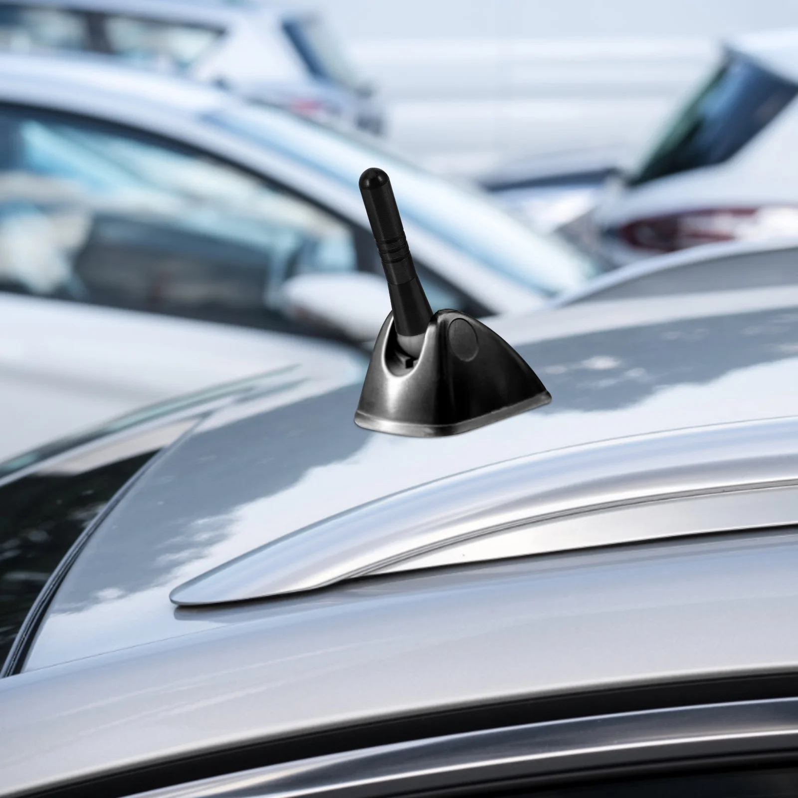 

Aluminum Alloy Car Antenna 22mm Short AM FM Radio Roof Mount SUV Vehicle Signal Replacement Automotive Antenna
