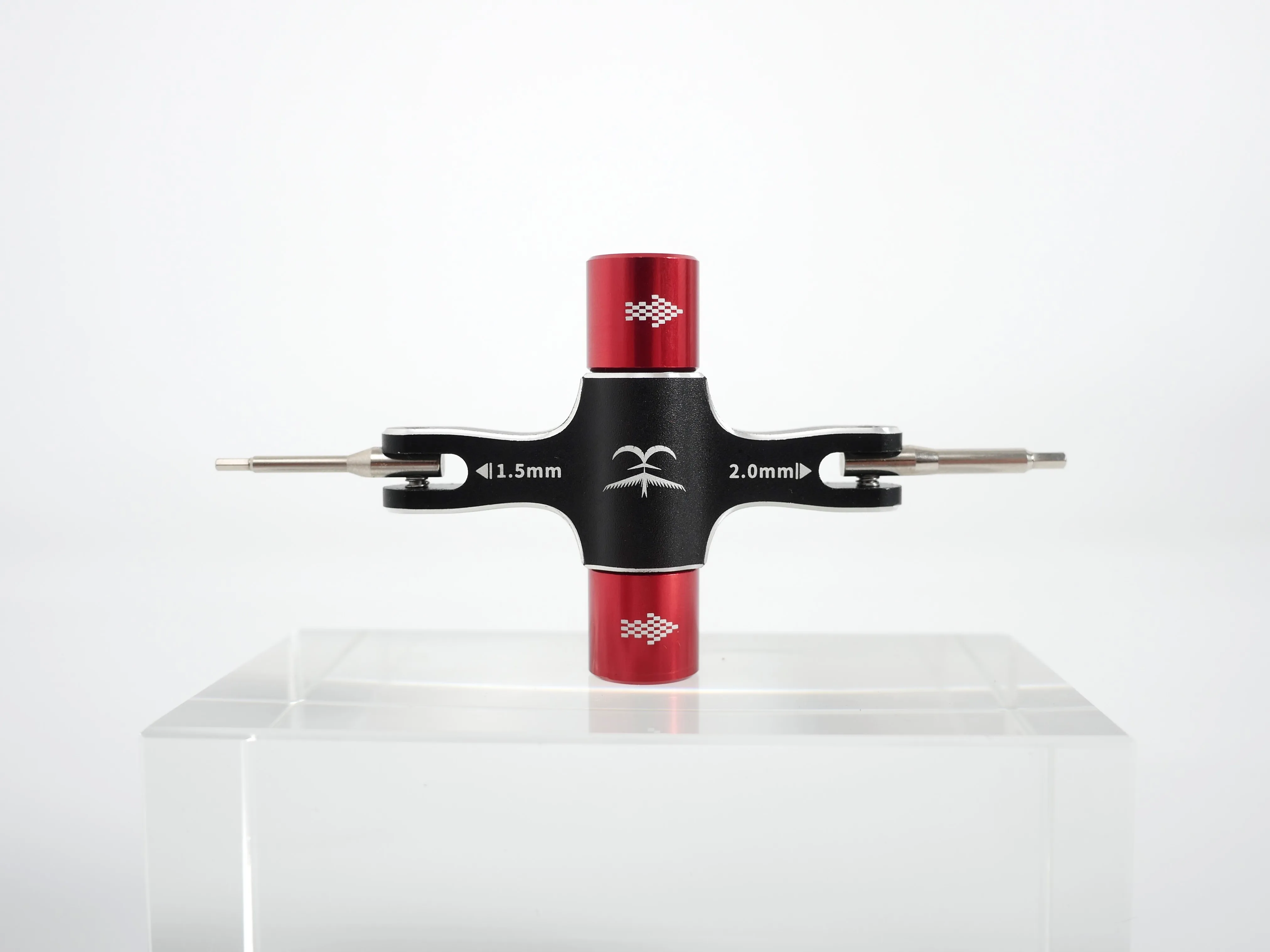 TransTEC M5 Quad-Schlüssel mit integriertem Einweglagerwerkzeug, 1,5-mm-/2-mm-Schraubendreher, zum Lösen des Propellers und des Motors für RC-FPV-Renn-Drohnen. – Detail 9