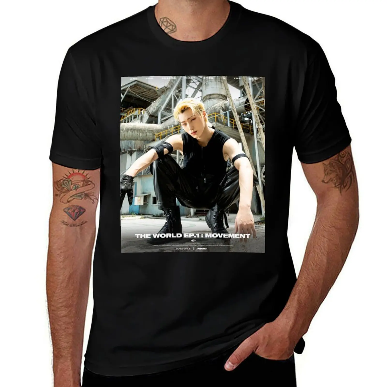 

ATEEZ SAN THE WORLD EP.1 : MOVEMENT GUERRILLA T-Shirt sports fans custom t-shirts fashion shirts mens graphic t-shirts anime