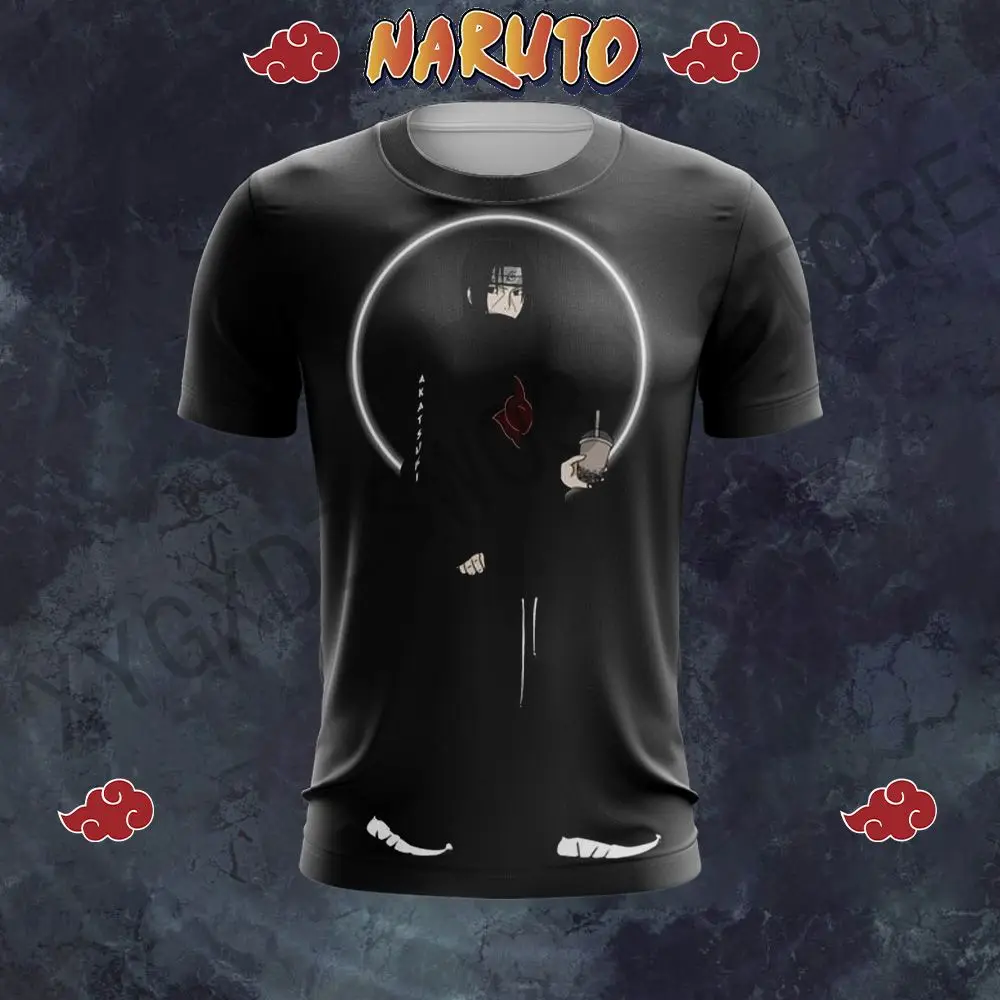 Men Gift Naruto Children's Y2k Clothes Men's T-shirt 110-6XL Essentials High Quality Clothing Shirts Anime 2023 Short Sleeve New