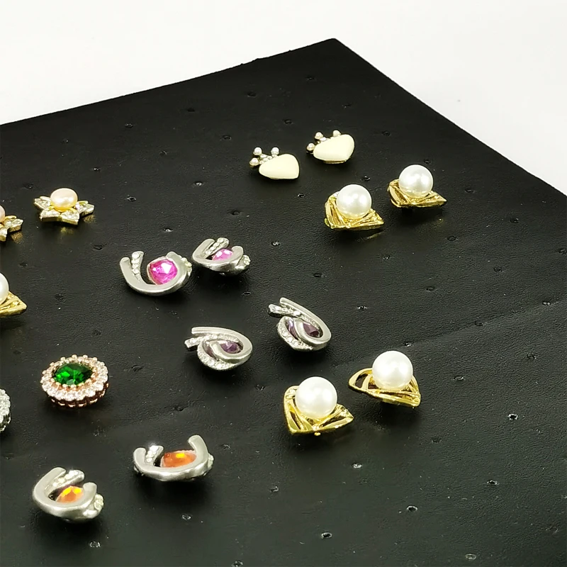 216 Holes Earrings Display Pad Studs Earrings Storage Jewelry Tray Inner Jewelry Box Insert Pad DIY Sponge Mat 33.5*22.5*1cm