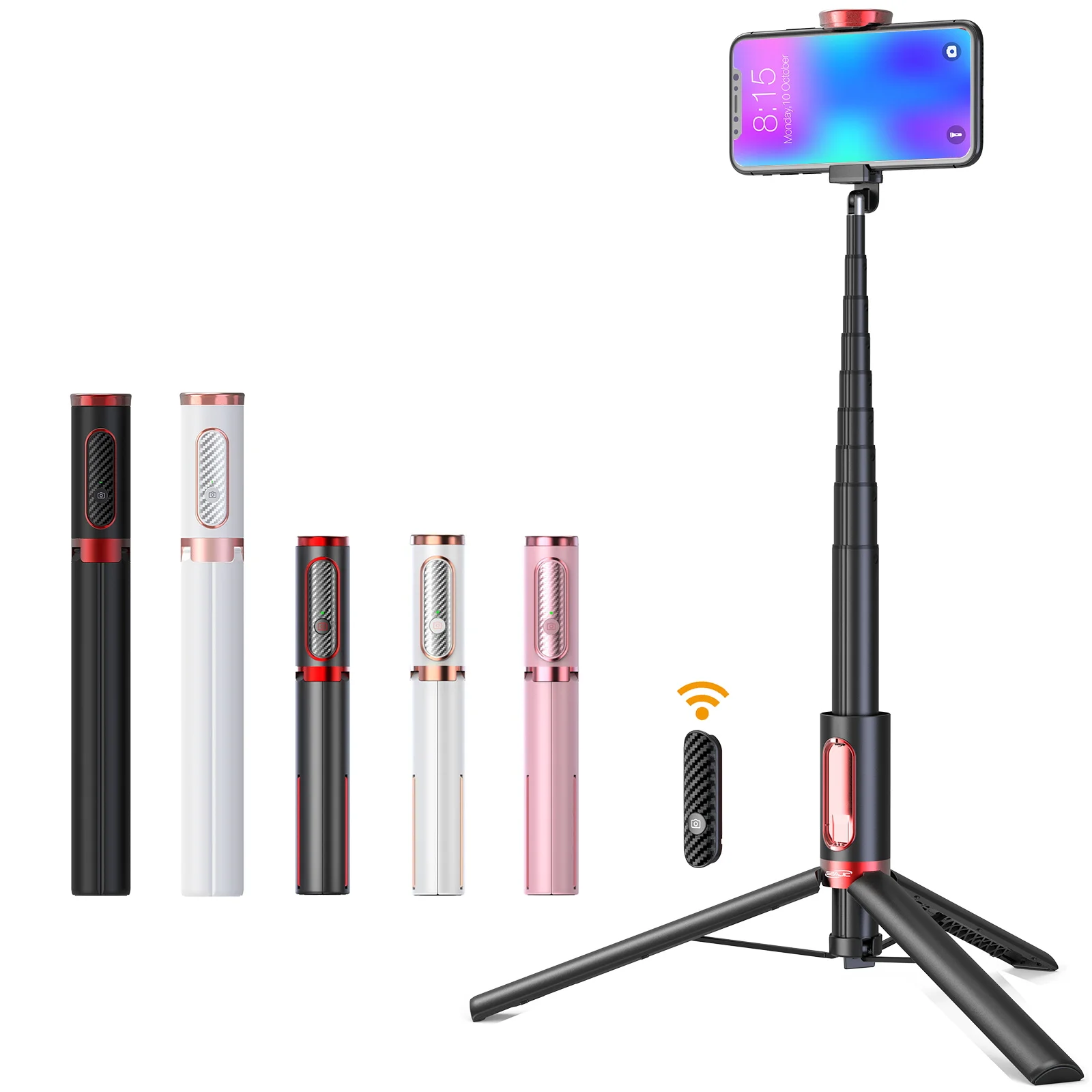 81cm/150cm Wireless Selfie Stick Tripod with Remote Mini Phone Tripod Extendable Portable Phone Stand Holder for IOS Android New