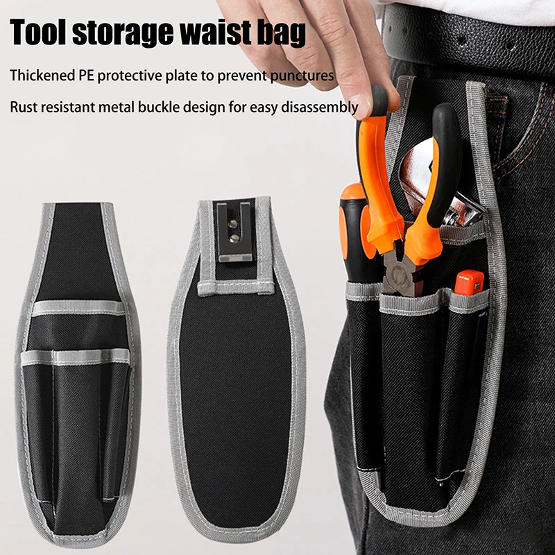 

1PC Tool Waist Bag For Daily Carrying Maintenance Tool Bag Electrician Pocket Storage Electrician Bag Tool Bag