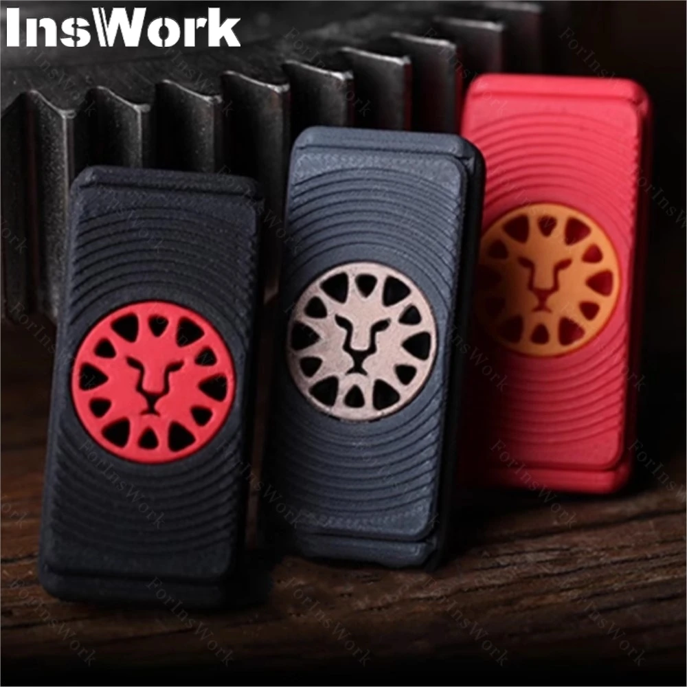 

Predator Luminous Magnetic Force Push Slider Fingertip Gyro Titanium Office Carry-on Stress Relief Toys Gift EDC Fidgeting