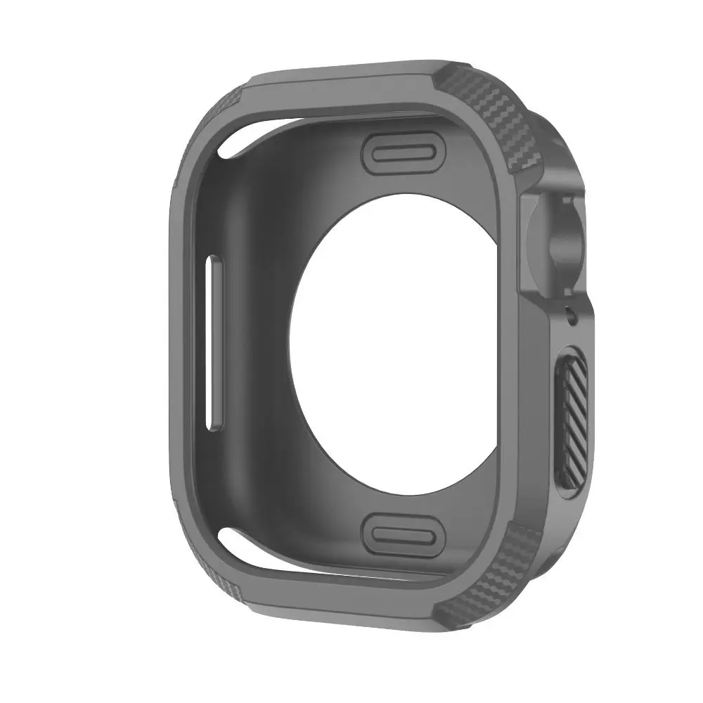 Miękkie etui TPU do Apple Watch Series 10 42/46 mm Odporna na zarysowania rama ochronna z włókna węglowego Wysoka czułość
