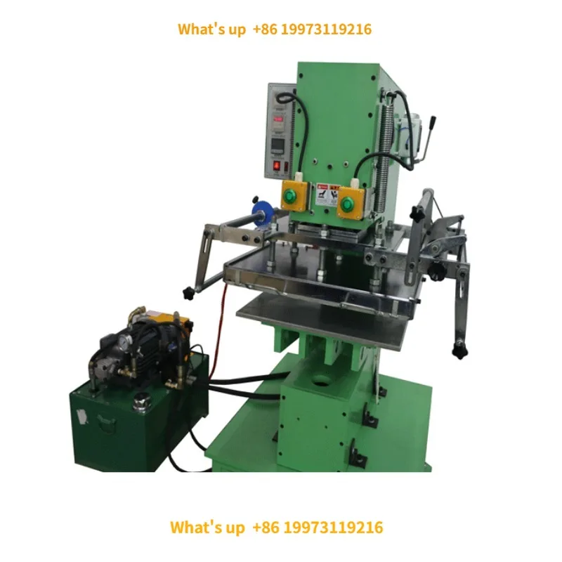 2026 Automatic Hydraulic New Condition Hot F oil Stamping Machine Letterpress Label Printer for Paper Heat Transfers