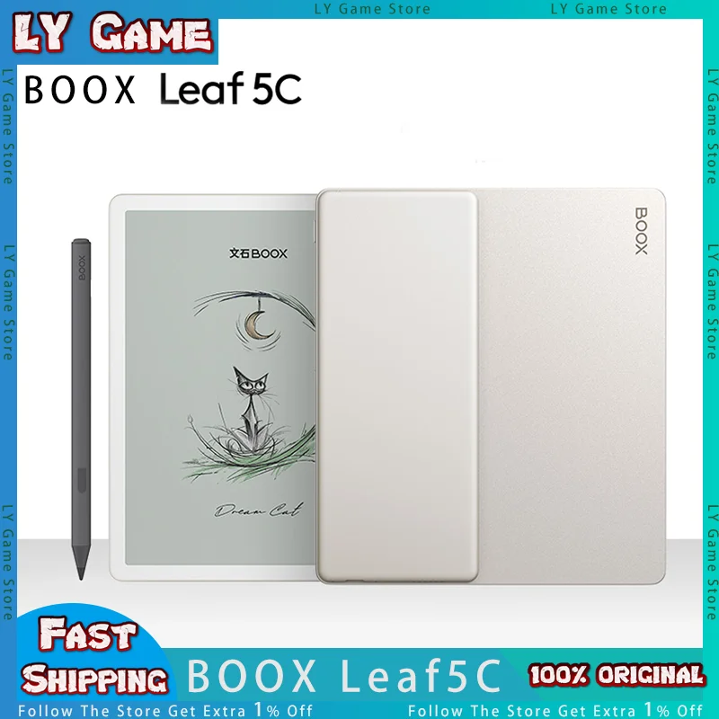 Boox Leaf5C 7 بوصة 4 + 64 جرام قارئ الكتب الإلكترونية عالي السرعة Kaleido3 شاشة الحبر الإلكترونية الذكية حماية العين الإلكترونية للقراءة #1