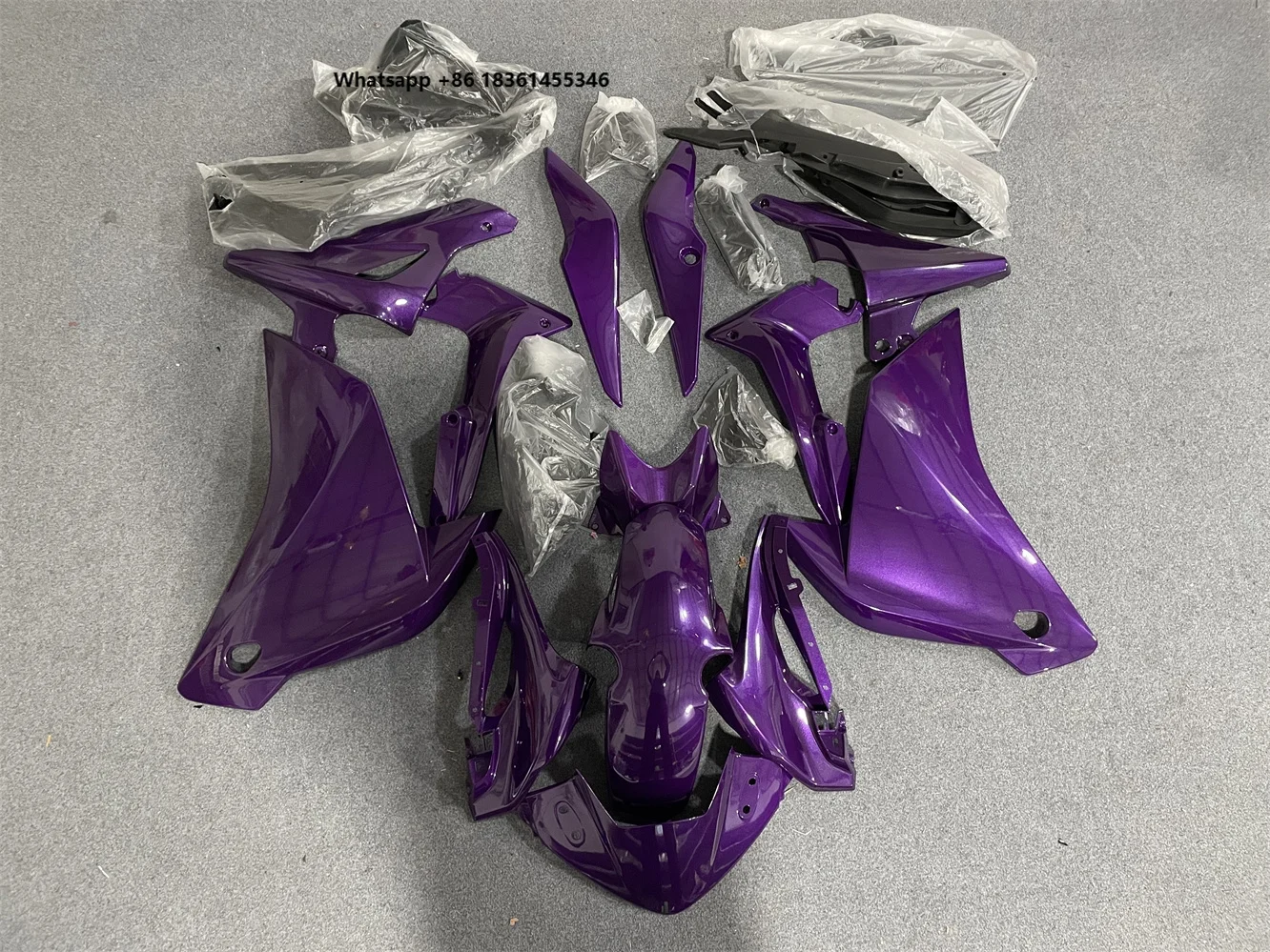 

For new ABS fairing set is suitable 250R 2011, 2012, 2013, 2014 body set fairing purple