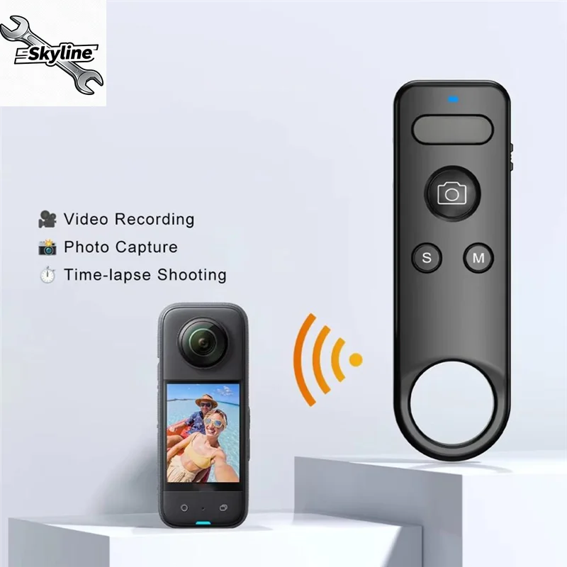 Bluetooth Shutter Remote For  X5/X4/X3/X2/Go3/Go3s/ACE/ACE Pro1/ACE Pro2 Photo And Video Controller