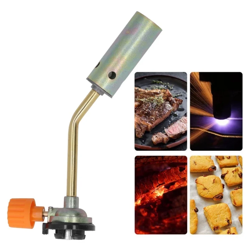 

Welding Spray Gun Brass Gas Soldering Torch Iron Tube Adjustable Outdoor Barbecue Ignition