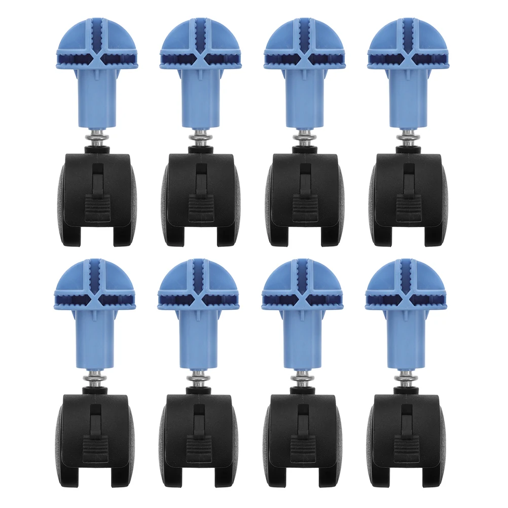 

8 Pcs Cat Cage Sliding Casters Rollers Cages Transport Wheels Cart Crate Swivel Replacement