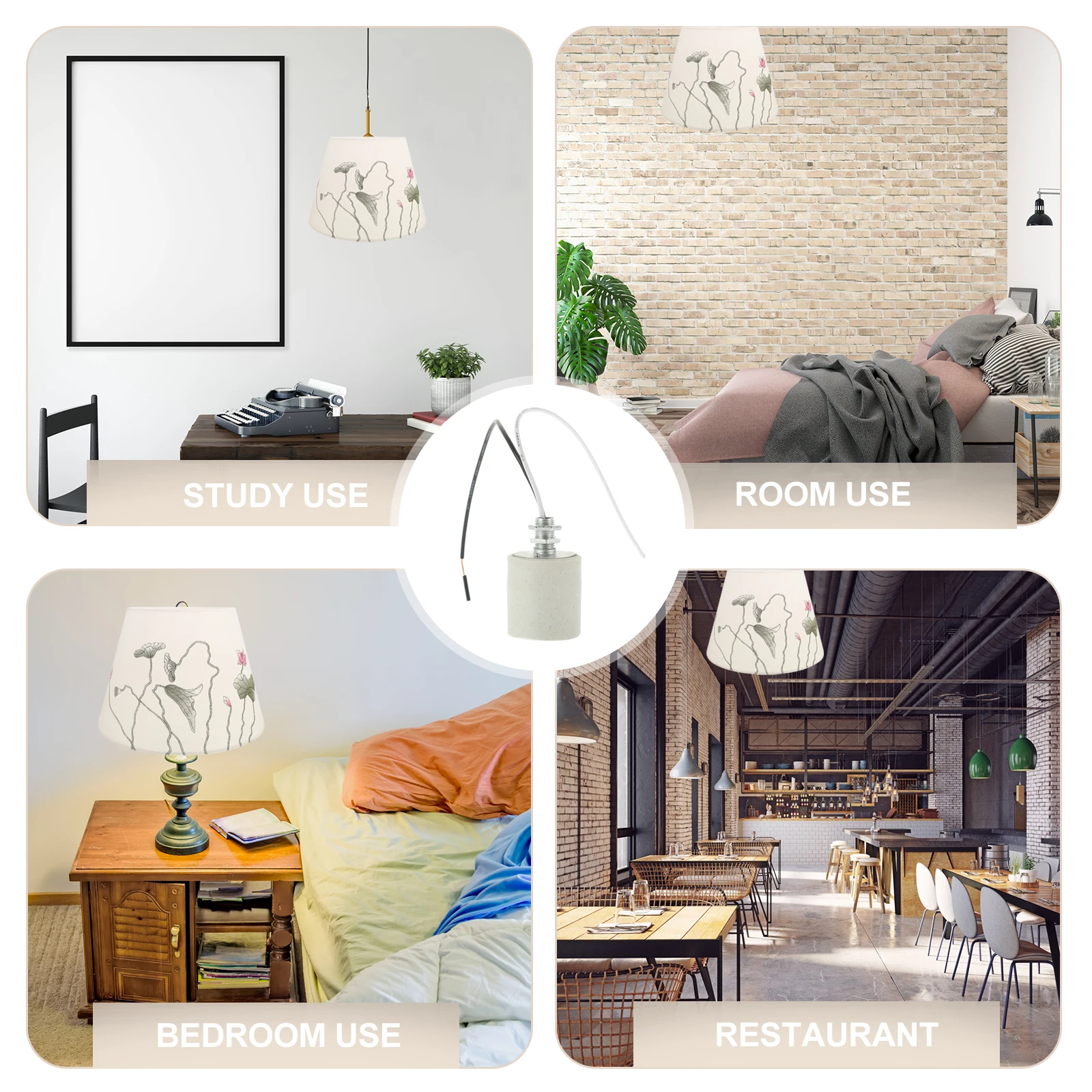 

5pcs E27 Holder Light Accessories Bulb Socket Converter Light Bulb Holder Ceiling Lamp Socket Lamp Accessories
