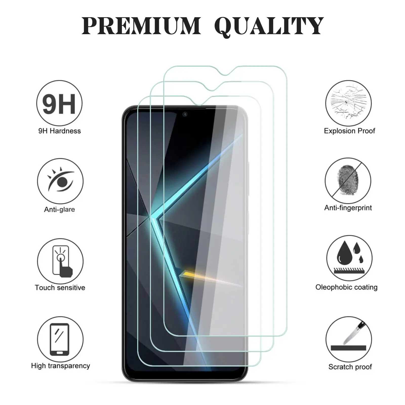 Screen Protector For ZTE nubia Neo Tempered Glass HD Crystal High Aluminum  9H Case Friendly