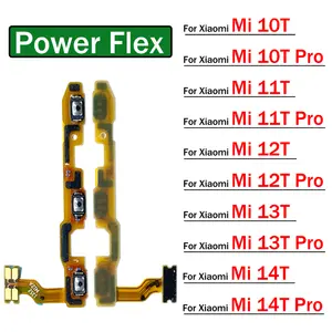 Bilashmart Xiaomi Mi 10T 11T 12T 13T 14T Pro Volume Button Power Switch On Off Button Flex Cable