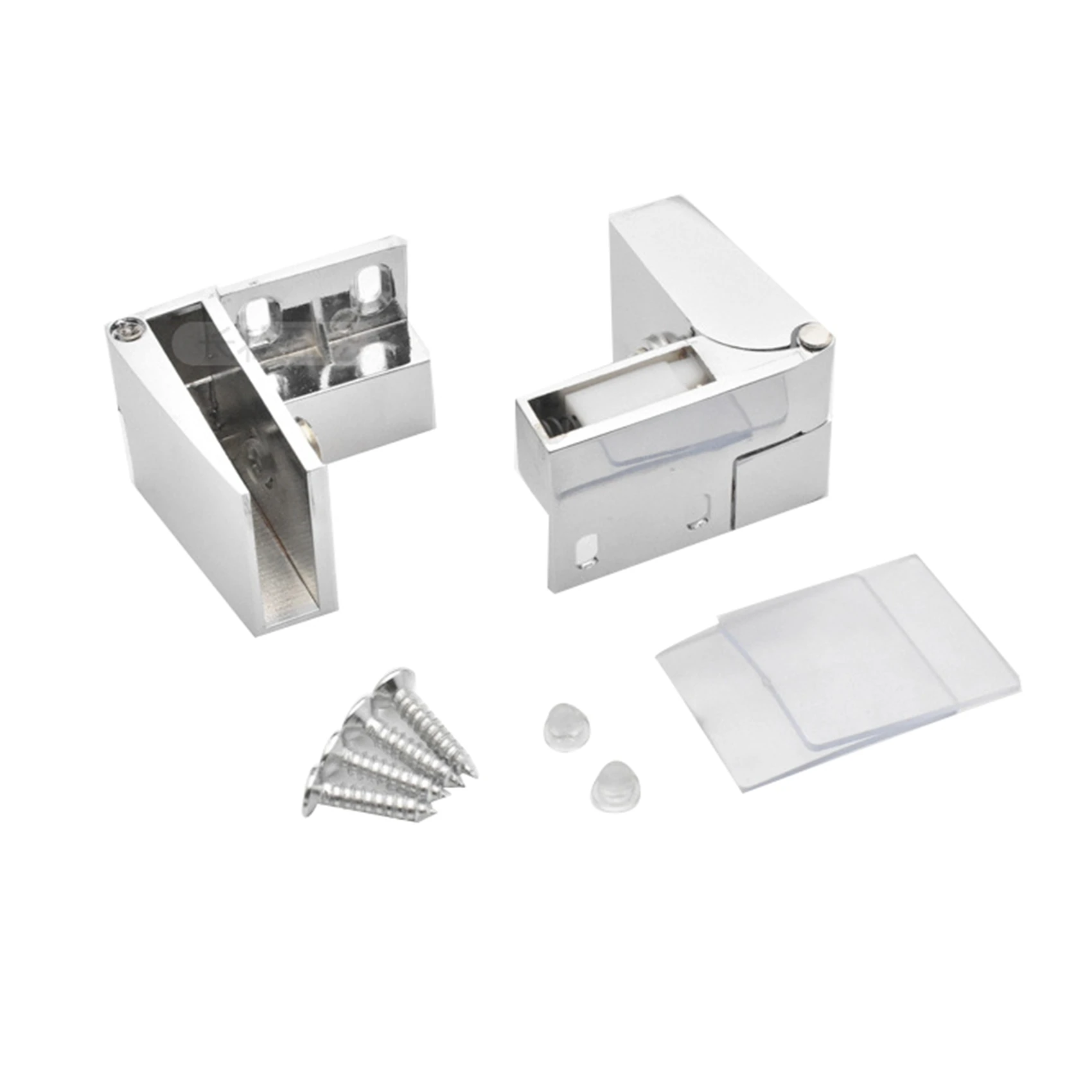 AB11-16 Pack Glass Door Hinges Glass Cabinet Door Hinge Glass Wine Cabinet Hinge Glass Display Hinge