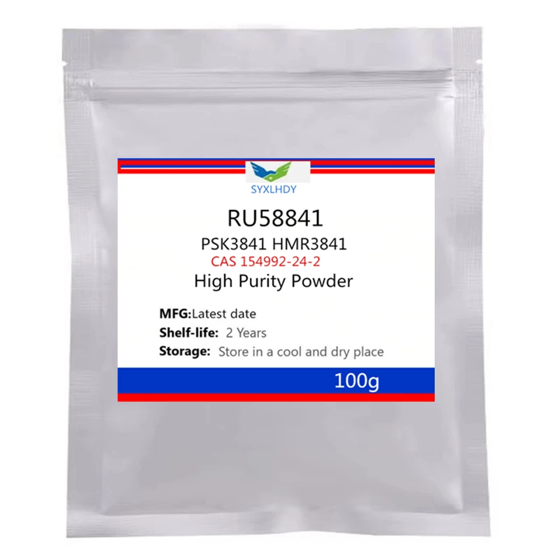 50-1000g 99% RU58841 Powder PSK3841 HMR3841 CAS 154992-24-2Helps Hair Grow Prevent Hair Loss,Free Shipping