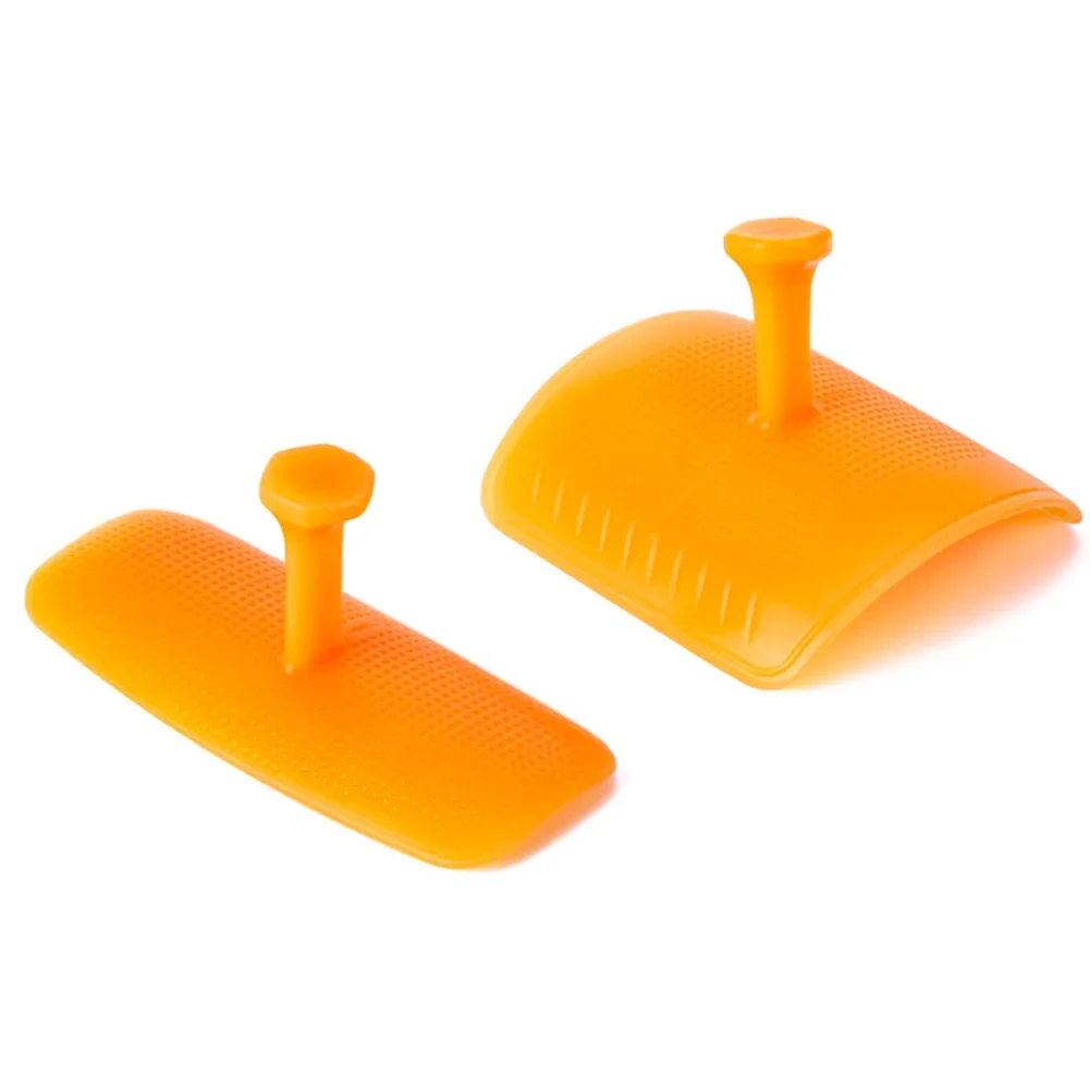 Pegatinas antideslizantes para agarre de Golf, almohadilla de agarre de silicona para práctica de Golf al aire libre, 2 piezas