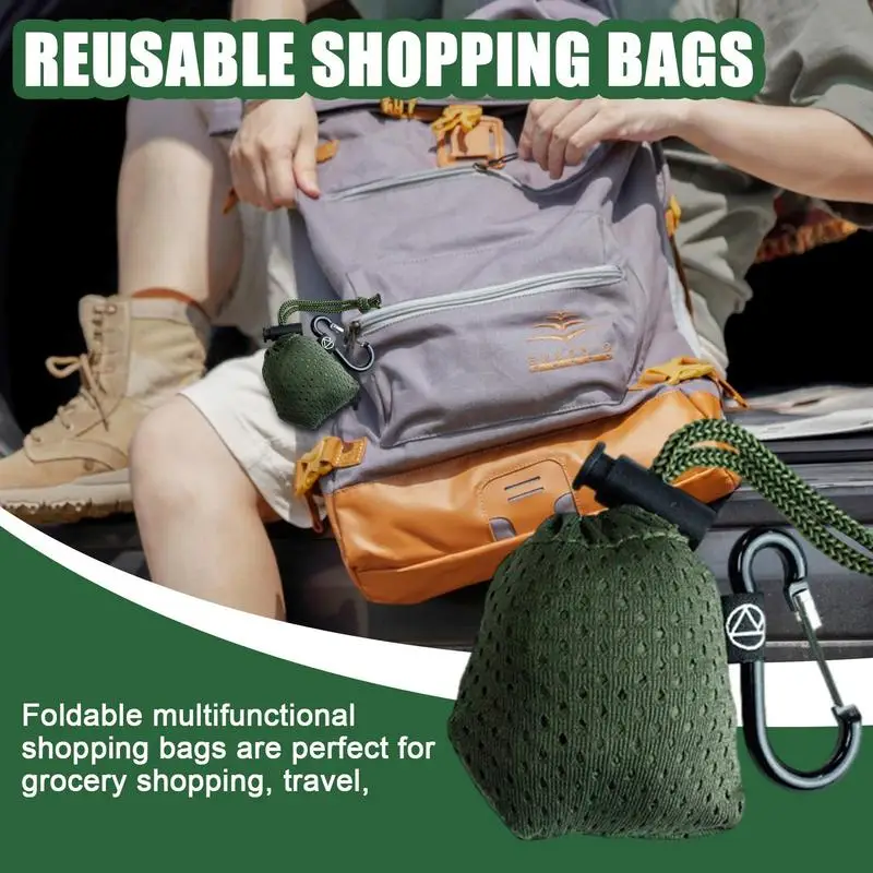 Fruit Vegetables Storage Bags Reusable Shopping Bags Kitchen Food Organizer Washable Bags Grocery Storage Packaging Bags