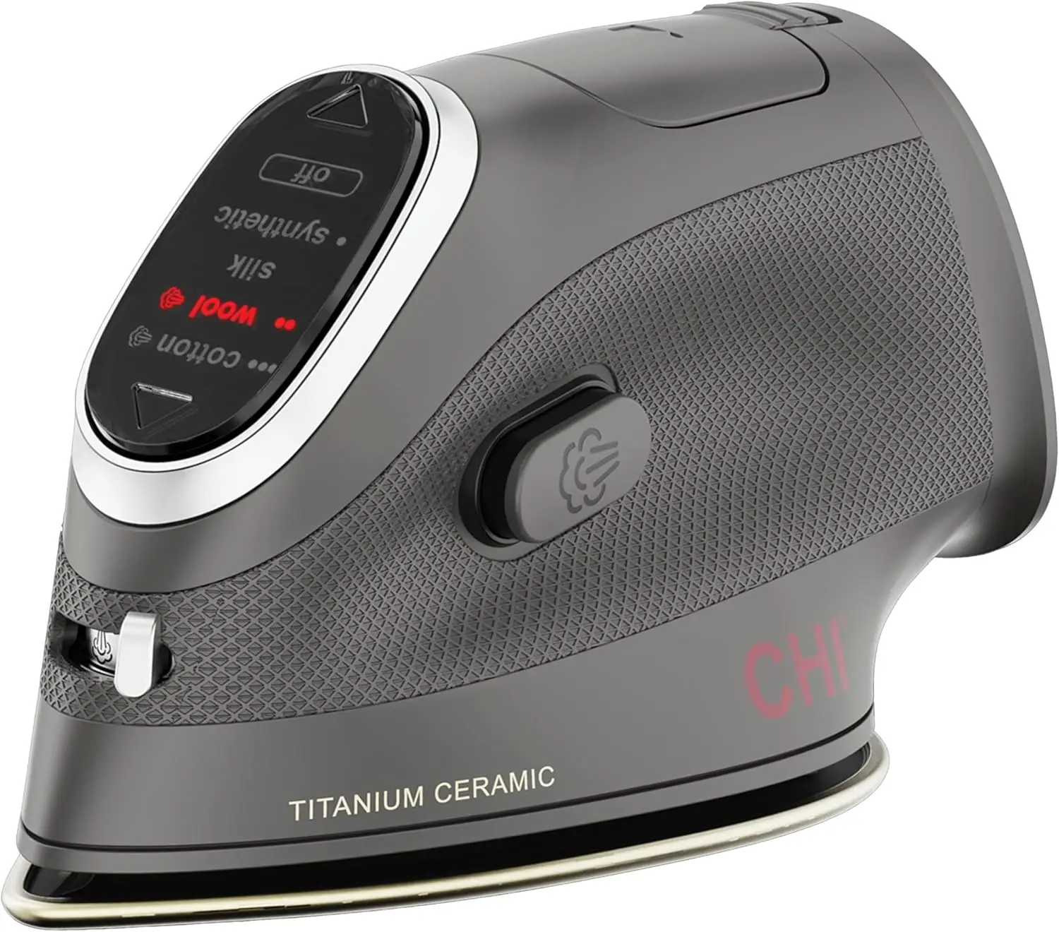 

Mini Steam Iron for Clothes, Sewing & Travel with Ceramic Soleplate, 1000W, Auto Shutoff, Portable Black