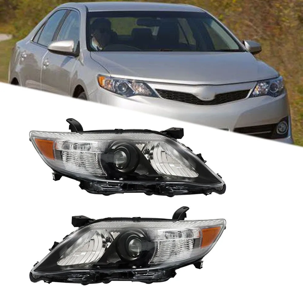 

Headlights Headlamps Pair Set For Toyota Camry SE Built 2010-2011 Models