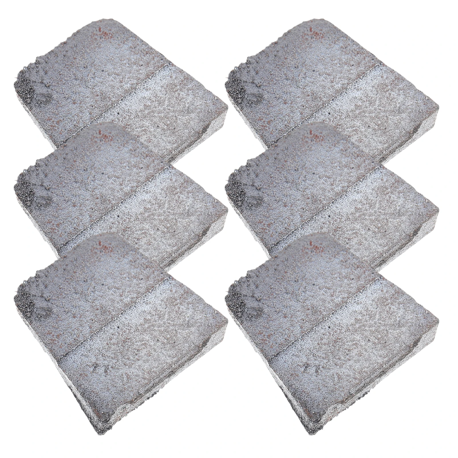 

6 pcs Wedges Carbon Iron Triangle Grey 1/2P Shape Hammer Axe Handle Hammer Blacksmith Tools Splitting Tool Replacement