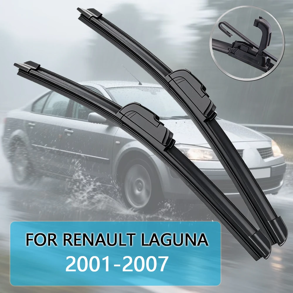 

Щетка стеклоочистителя автомобиля для Renault Laguna (MK2 MK3) 2001-2015, резиновая заправка для лобового стекла, стеклоочиститель переднего стекла, автоаксессуары