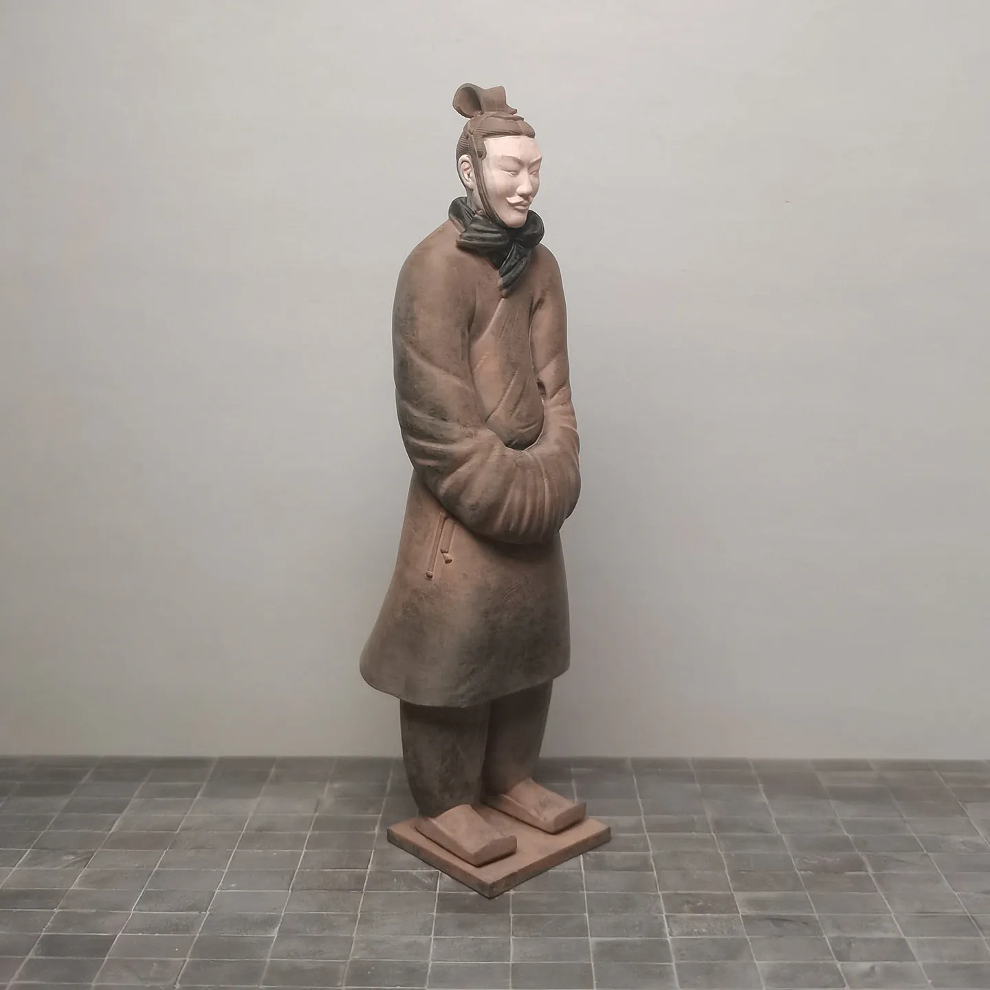 Terracotta Warrior Figurines Archaeological Qin Bronzes Handcrafted Figurines of Ancient Humans Decorative Handicrafts