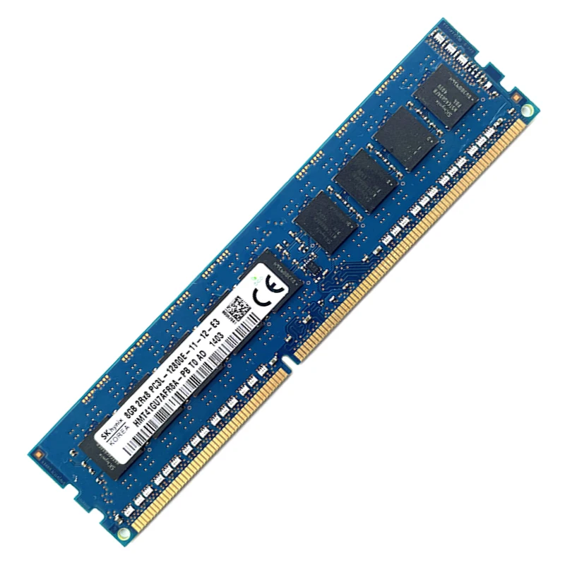 SK Hynix DDR3 8GB 1600MHz RAM 2Rx8 PC3L - 12800E 1.35V Desktop Memory EUDIMM ECC