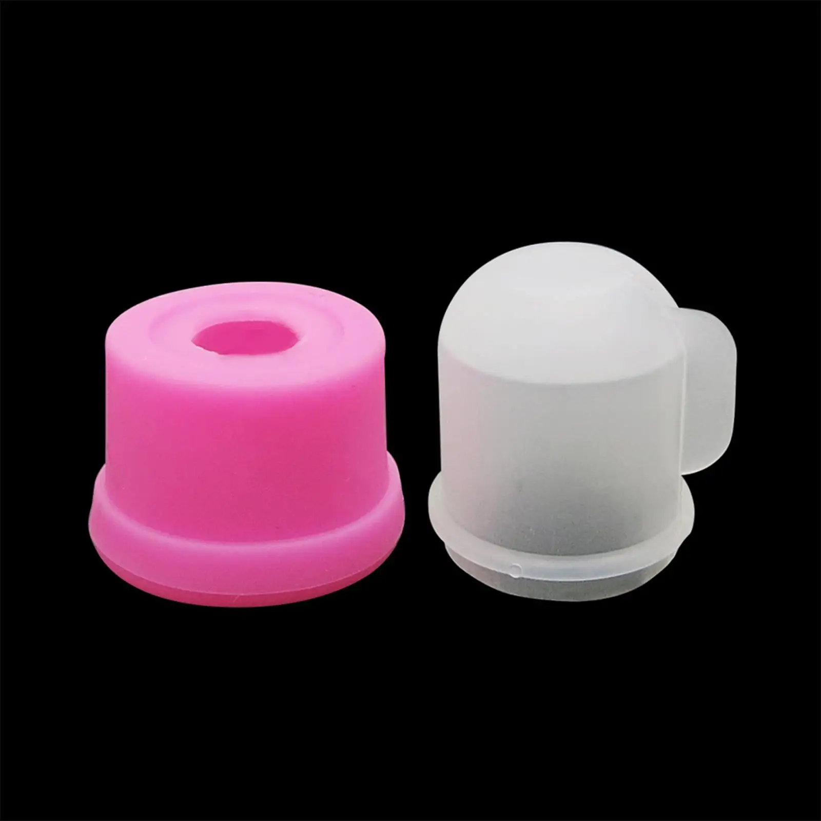 10x البلاستيك الاكريليك مسمار الفن مزيل طلاء الأظافر كليب نقع قبالة قبعات صالون المنزل استخدام المتخصصة مزيل الأظافر الكريستال